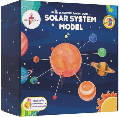 Kalakaram Solar System Modal Kit, Educational and School Project Activity Craft for Kids