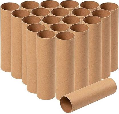 Timetech Cardboard Tubes - 24-Pack Craft Rolls, Paper Tubes 2 inch x 5 inch