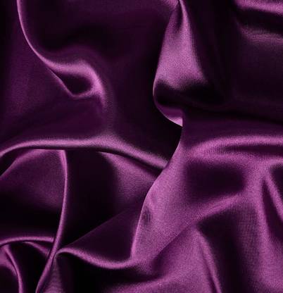 yo comfort 2M Unstitched Dark WineSilky Satin Fabric-80inL/40+inB Approx.