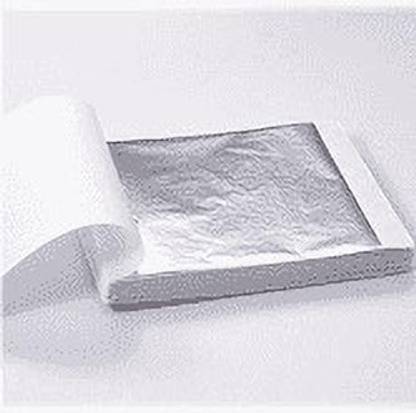 आस्क वर्क वाला 25 sheets asli chandi ka vark pure veg leaf ask