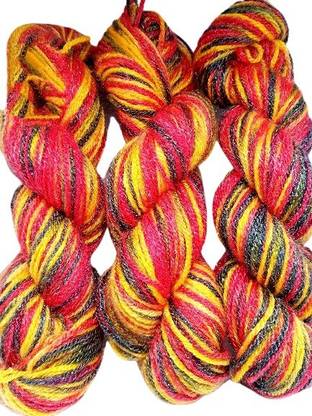 Oswal wool 200 gm Knitting Yarn Arman Wool, Soft Fancy Wool Pink Best Used with Knitting Needles, Soft Fancy Wool Crochet NeedlesWool Yarn for Knitting