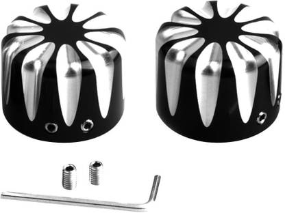 Lyla Motorcycle CNC Front Wheel Axle Nut Cover Bolt For Harley Touring Softail