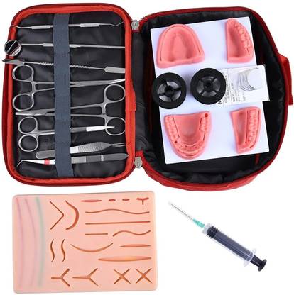 REVITI Dental Suture Practice pad & Venipuncture Silicone Injection Training Pad