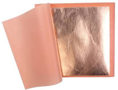 GGL Imitation Copper Leaf Sheets, 50 Sheets.