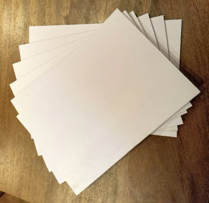 CRAFTWAFT Sunboard Foam Board Sheet for DIY Craft Project Models(Pack of 4)(5MM 16X24INCH)