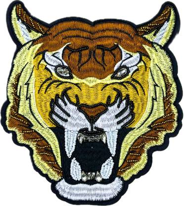 ANI ACCESSORIES lion Face Embroidery Patch