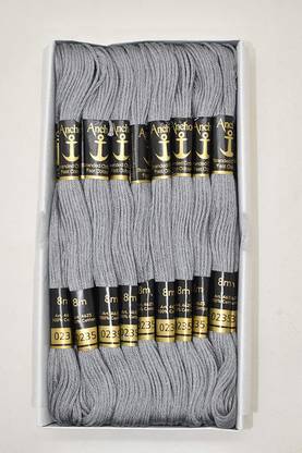 Hunny - Bunch Anchor Thread Stranded Cotton Skeins Threads (Set of 10 Pieces) (Shade no.235)