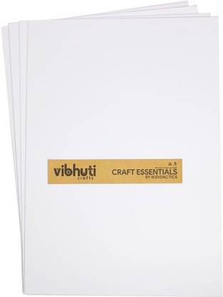 Vibhuti Crafts A3 Foam Board Sheets 3mm (Pack of 4) - DIY Crafts, Projects,Signs