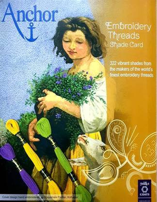 InsTook Anchor Embroidery Threads Shade Card {320 Stunning Shades} New Edition