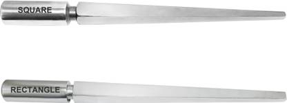 HAMMER MAN Square Forming Mandrels & Rectangle Bezel Mandrel Set of 2psc/ Bezel Mandrel