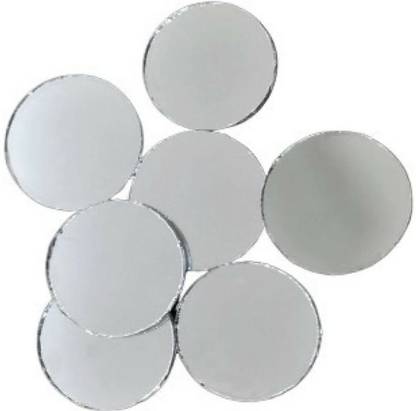 RUHAILA MEDIUM SIZE 12 MM ROUND SHAPE MIRROR FOR ART & CRAFT 350 PCS