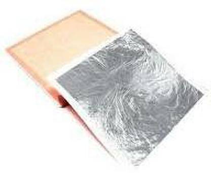 ask vark wala 450 sheets of imitation silver vark,wark