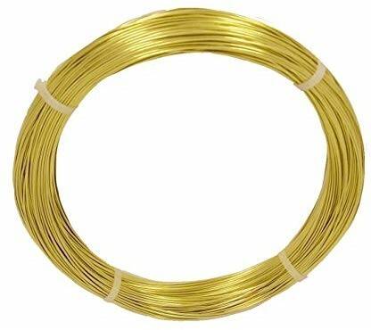 ALEAF 5 Meters Brass Wire 19 Gauge(1.02mm) For Craft, beading and Jewellery