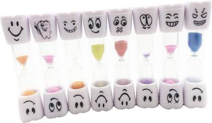 Lyla 3 Minutes Sandglass Sand Clock Timers Desktop Clock- 9x2.3cm Random Cartoon