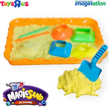 Toys R Us Universe of Imagination Magic Sand (3D Shapes) Assorted ...