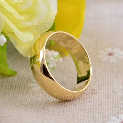 Lyla Magic Magnetic Ring Golden Different Ring Trick Powerful Pro PK Size 21mm