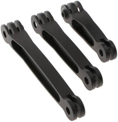 Lyla 3x Bicycle Helmet Mount Arm Extension Pole Set Bundle for GoPro Hero 6/5/4/3+ Ac