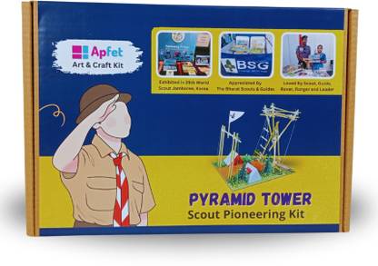 Apfet Pyramid Tower-Scout Pioneering Kit for Scouts, Guides, Rovers, and Rangers