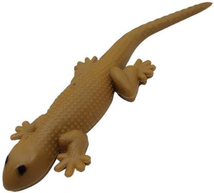 Waaome ® (Pack of 1) Brown Lizard Chipkali Original Look Chipkali Prank Lizard Toy(B39)