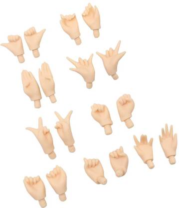 Lyla 9 Pair Doll Joints Movable Hands For Blythe Doll DIY Body Parts White
