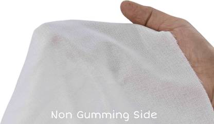 हनी - बंच Fusible Interfacing-Coat Fusing(Width - 60 Inch : 1 Metres)(White)