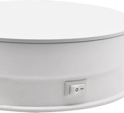 Lyla Motorized Rotating Display Stand 360 Degree for Models 15cm white