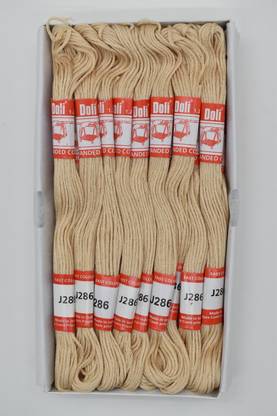 Hunny - Bunch Doli Stranded Cotton Skiens Embroidery Threads(Set of 10 Pieces)(Shade no.286)