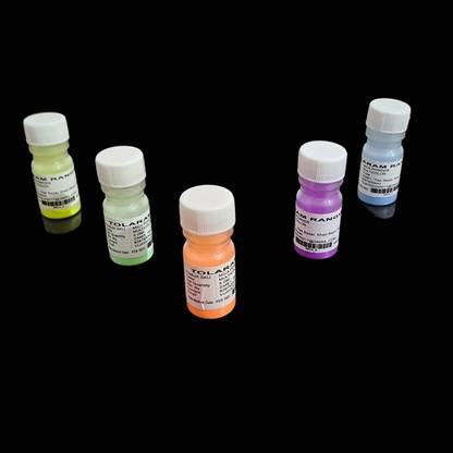 Tolaram Rangwala Glow in Dark Pigment Powder | Multicolored | DIY Slime Coloring Kit | for Nail Art | Paintings | Craft | 10 GM Each | Pack of 7