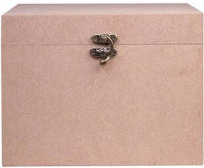 LITTLE BIRDIE MDF Box with Latch Square endless handcraft creative possibilities (8 X 8 X 6)