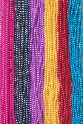 SK ART GALLERY Size 4mm beads,6 color jewelry making beads,each color of 10 line,total 60 line.