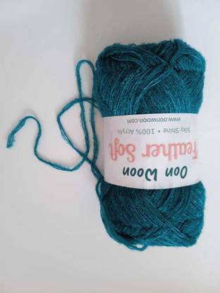 Oon Woon Feather Soft Knitting Yarn Wool for Knitting, Hand Knitting Art Craft