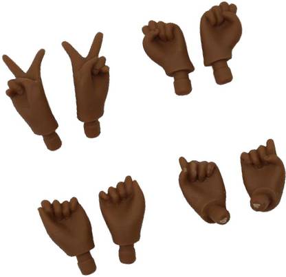 Lyla 4 Pairs Movable Hands for 12inch Takara RBL Neo Blythe Doll Custom Nude Doll Rep