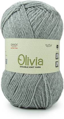 GANGA Olivia Hand Knitting and Crochet yarn (Grey) (200gms)