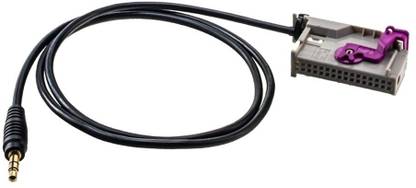 Lyla Car Aux-in RNS-E Navigation 3.5mm Jack Audio Cable 32-Pin For Audi A3 A4 A6 A8