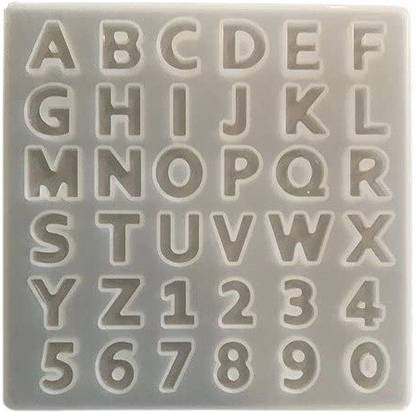 Ditya Crafts Chocolate Mould 36 Alphabet Cavity, Chocolate Cake Decorating Mould