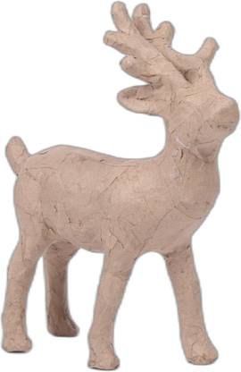 ITSY Bitsy Paper Mache Reindeer Large - Approx L24.4 X W8 X H27cm