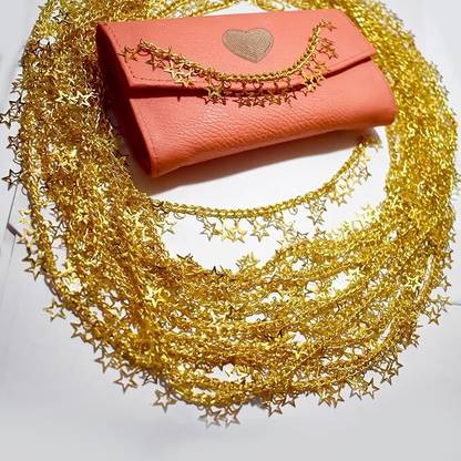 Dhruv Crafts Star Chain Accessory for DIY Jewelry Making for Embellishing Handbags