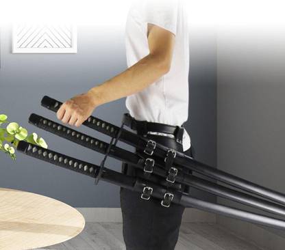 Lyla Medieval Sword Holder PU Leather Rapier Belt Waist Sheath Strap Three Pieces