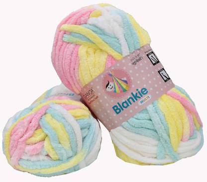 M.G Enterprise Knitting Yarn Thick Chunky Wool, Blankie Mayo 200 gm