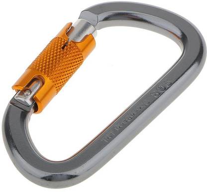 Lyla 28KN Pro Rock Climbing Tree Rigging Carabiner Hook Rappelling Equipment Gear
