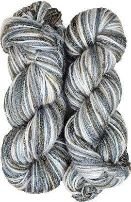 Oswal wool Knitting Yarn Wool, Multi Grey 500 gm Woolen Crochet Yarn Thread. Best Used with Knitting Needles, Crochet Needles. Wool Yarn for Knitting