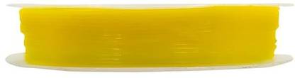 Self Lub Elastic String Bead Cord for Bracelet Beading and Jewellery Making Yellow 1mm