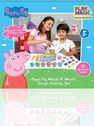 PlayMagic Peppa Pig Match N' Mould|Fun Activity Kit for Kids|Creative Play For Kids 3+
