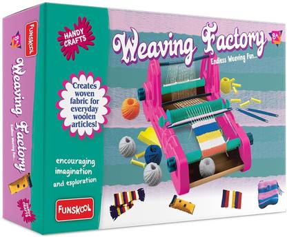 FUNSKOOL Handycrafts Weaving Factory, Weave Your own Fabric