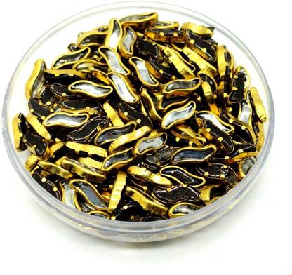 BALA Kundan Stone for Jewellery Making,Bangles,Embroidery Pack of 200pcs(S Shape 123)