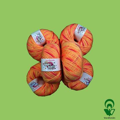 वर्धमान वूल New Baby Soft Print Multicolor Pack of 6