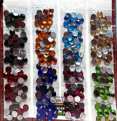 BestUBuy ROUND CUT STONE FOR AARI WORK 10MM