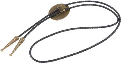 Lyla Bronze Wolf Head Native American Bolo Ties Western Cowboy Necktie Bootlace Tie W
