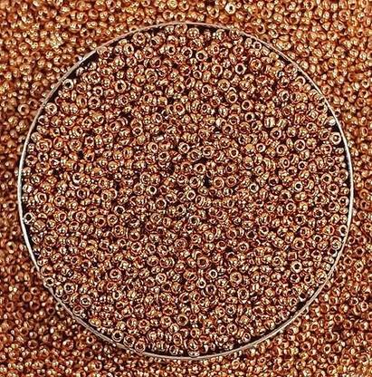 BharatSS Copper Color Sugar Beads (Size 2mm)