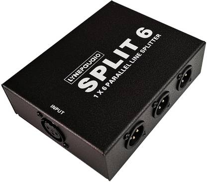 Lyla Audio Case 3-Pin Xlr Mic Input Signal Splitter 6 Outputs XLR Cable to connect a